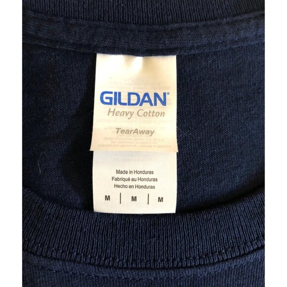 Xavier University T Shirt Mens Size Medium Navy Blue Short Sleeve Musketeers - Picture 3 of 5